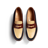 180 Loafer [Men Initial navy & coco & etrusco boxcalf]
