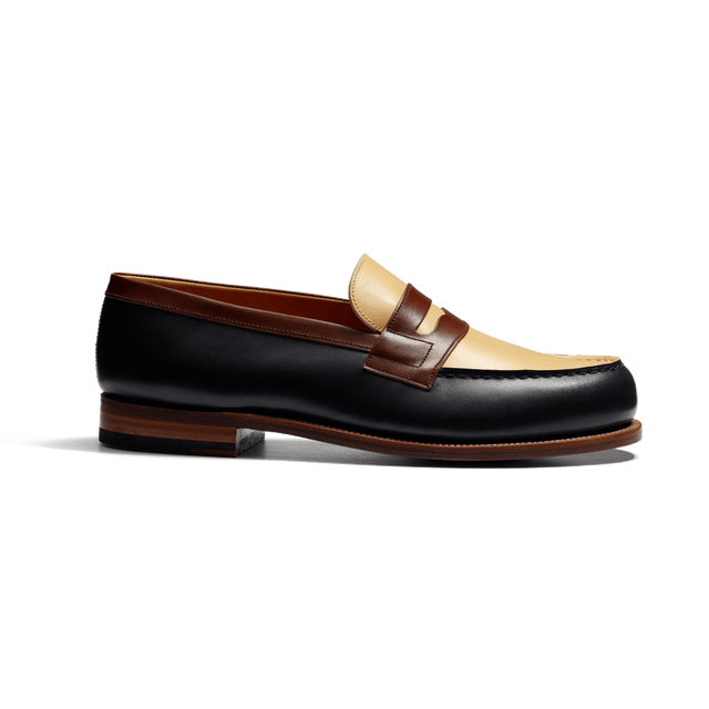 180 Loafer [Men Initial navy & coco & etrusco boxcalf]