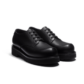 Weston & Sons Derby with laces [Black soft calfskin]