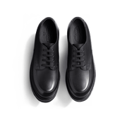 Weston & Sons Derby with laces [Black soft calfskin]