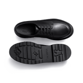 Weston & Sons Derby with laces [Black soft calfskin]