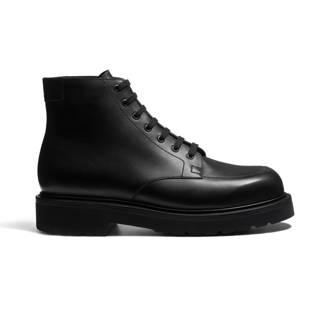 Weston & Sons Boot with laces [Black soft calfskin]