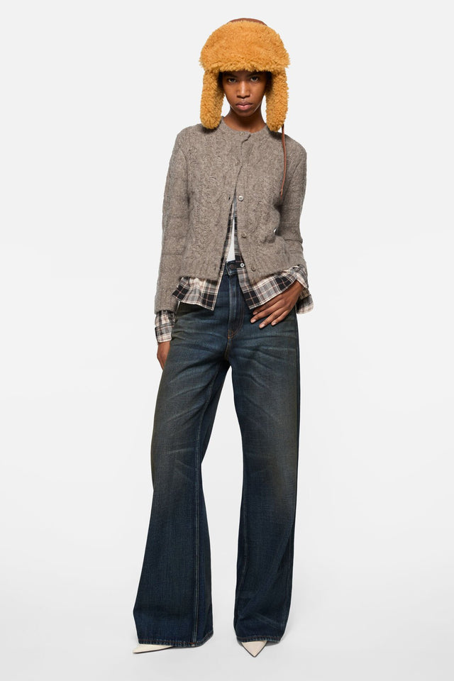 Fitted Layered Cardigan