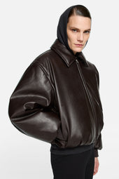 Coated Bomber Jacket