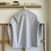 Dead Stock Cotton Oxford Stripe Dress Shirt