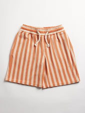 AACRI STRIPED TERRY SHORTS