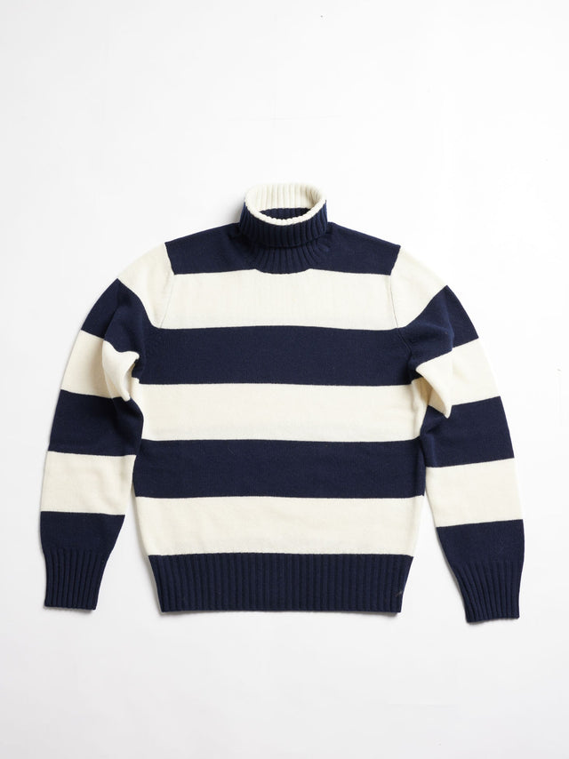 AAITOR STRIPED TURTLENECK