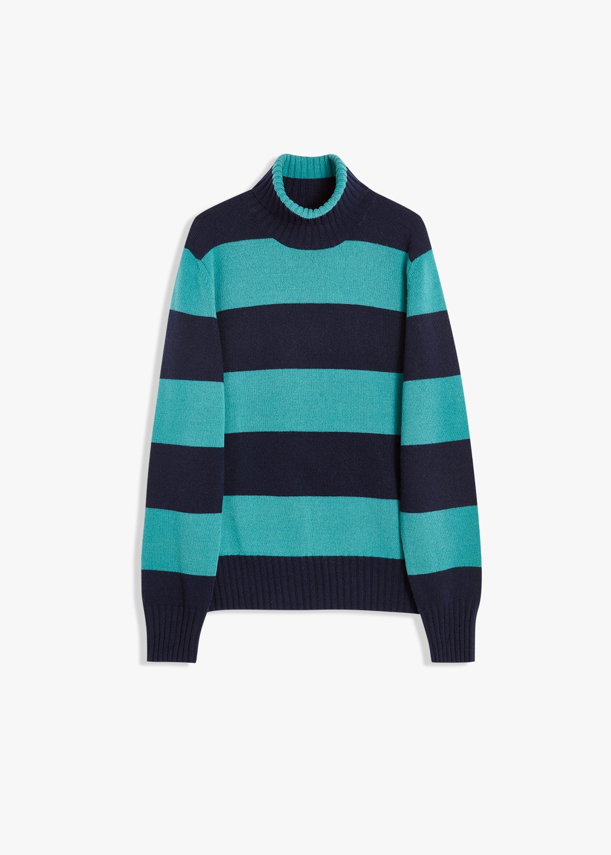 AAITOR WOOL STRIPED TURTLENECK