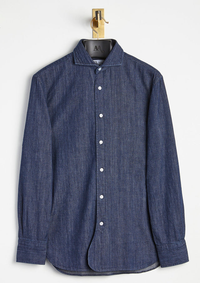AALASSIO CUTAWAY-COLLAR COTTON SHIRT