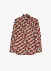AALASSIO FRENCH COLLAR PRINTED SHIRT