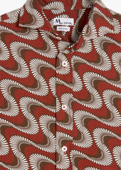 AALASSIO FRENCH COLLAR PRINTED SHIRT