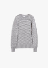 AALVITO ROUND-NECKED BASKETWEAVE STICH SWEATER