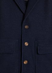 AAMBURGO SINGLE-BREASTED VIRGIN WOOL COAT