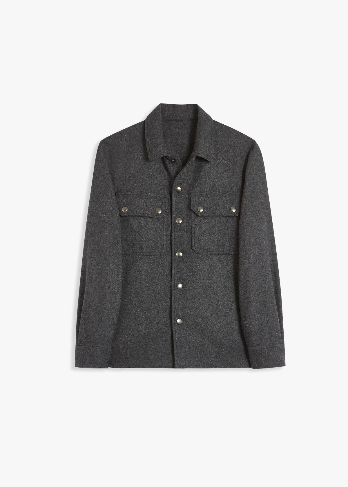 AAMENOFI SNAP BUTTONS OVERSHIRT