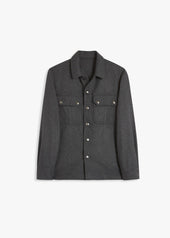 AAMENOFI SNAP BUTTONS OVERSHIRT