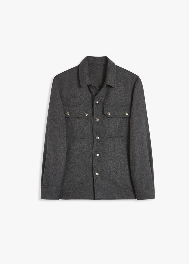 AAMENOFI SNAP BUTTONS OVERSHIRT