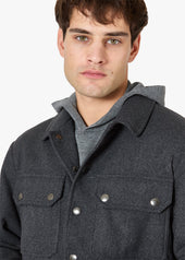 AAMENOFI SNAP BUTTONS OVERSHIRT