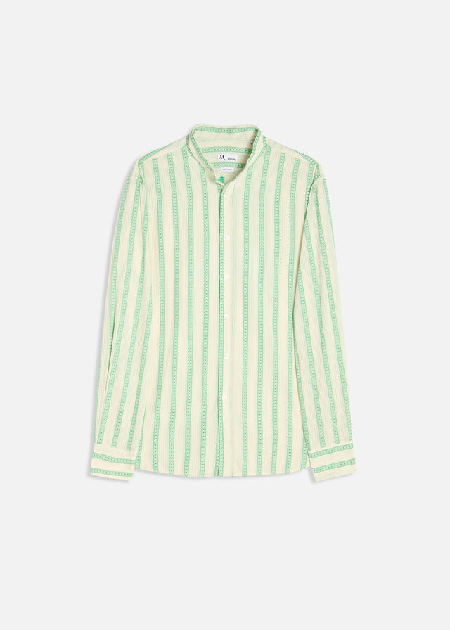 GURU COLLAR JACQUARD SHIRT