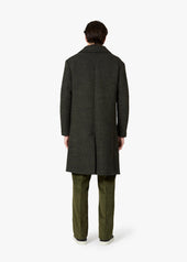 AANCHORAGE DOUBLE-BREASTED MELANGE COAT