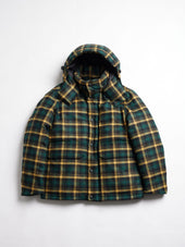 AANGOON CHECKED DOWN BOMBER JACKET