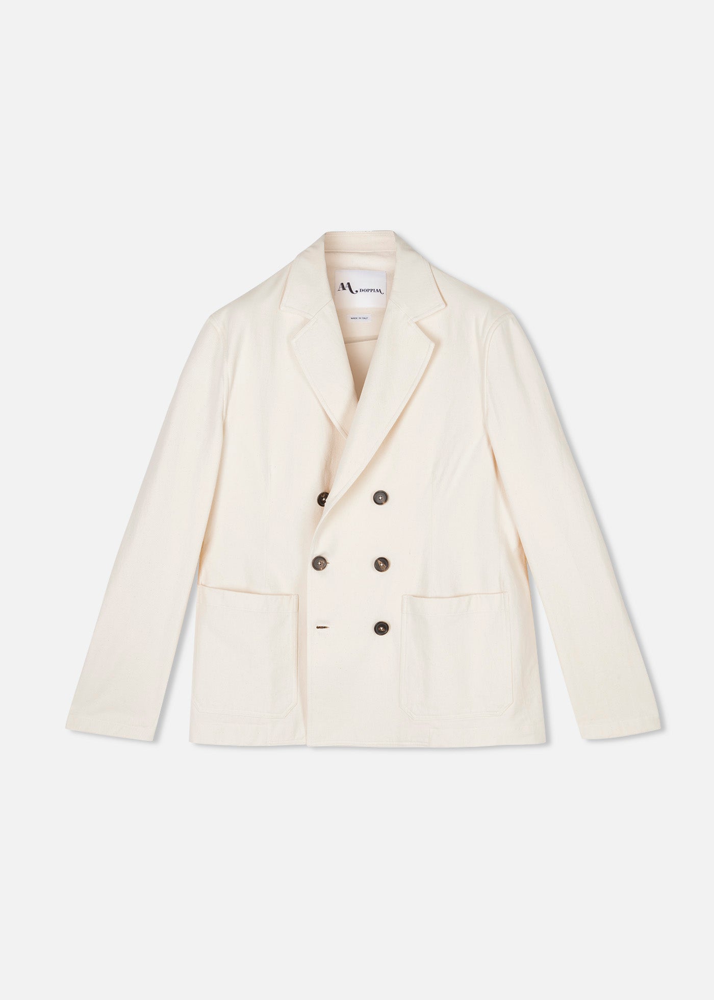 AANSONIA COTTON DOUBLE BREASTED BLAZER