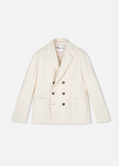 AANSONIA COTTON DOUBLE BREASTED BLAZER