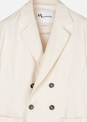 AANSONIA COTTON DOUBLE BREASTED BLAZER