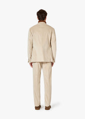 AANTIOCO VELVET TROUSERS WITH DARTS