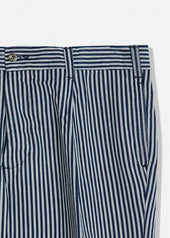 AANTIOCO STRIPED COTTON CHINO TROUSERS