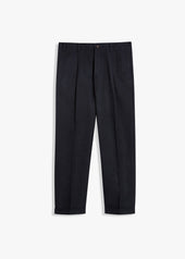 AANTIOCO MOLESKIN TROUSERS WITH DARTS