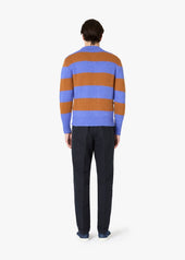 AANTIOCO MOLESKIN TROUSERS WITH DARTS