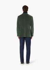 AANZIO VELVET BLAZER WITH PATCH POCKETS