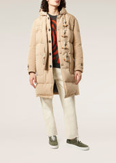 AARHS BEIGE DOWN-FILLED MONTGOMERY
