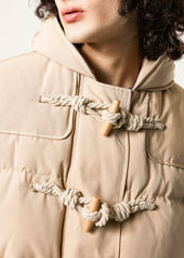 AARHS BEIGE DOWN-FILLED MONTGOMERY