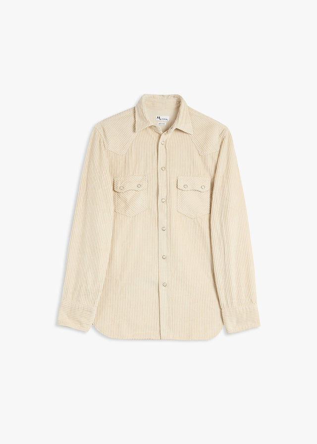 AARIOSTO CORDUROY WESTERN SHIRT