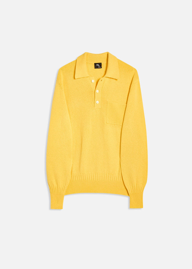 AASHTON COTTON POLO SWEATER