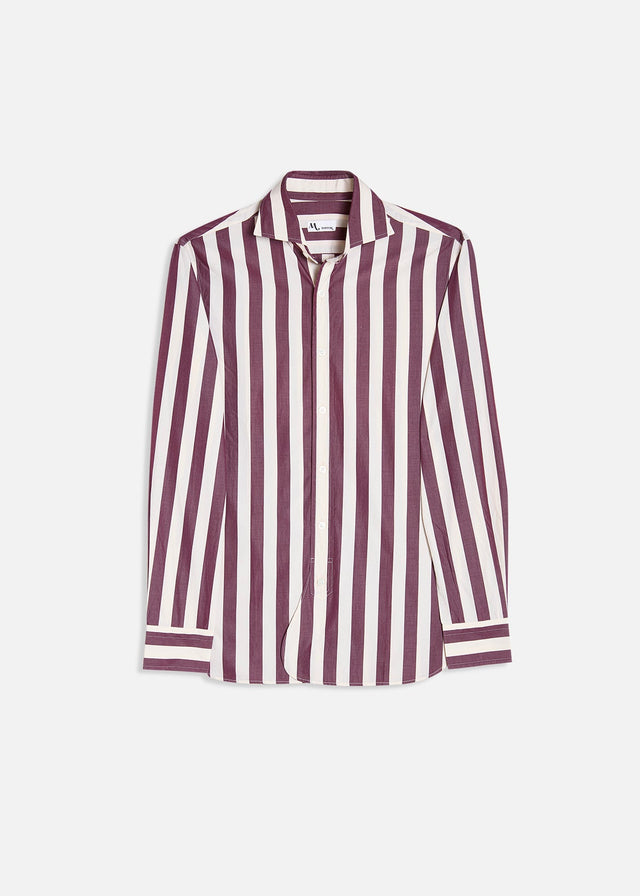 AASOLO STRIPED COTTON SHIRT