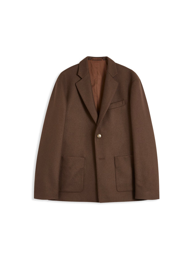 AAURA WOOL SINGLE-BREASTED JACKET