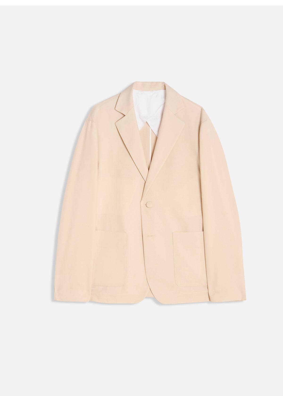 AAURA TROPICAL WOOL SIGLE-BREASTED JACKET