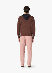 AAURELIO-BI BICOLOR WOOL HOODIE