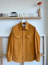 Ochre Moleskin Shirt Jacket