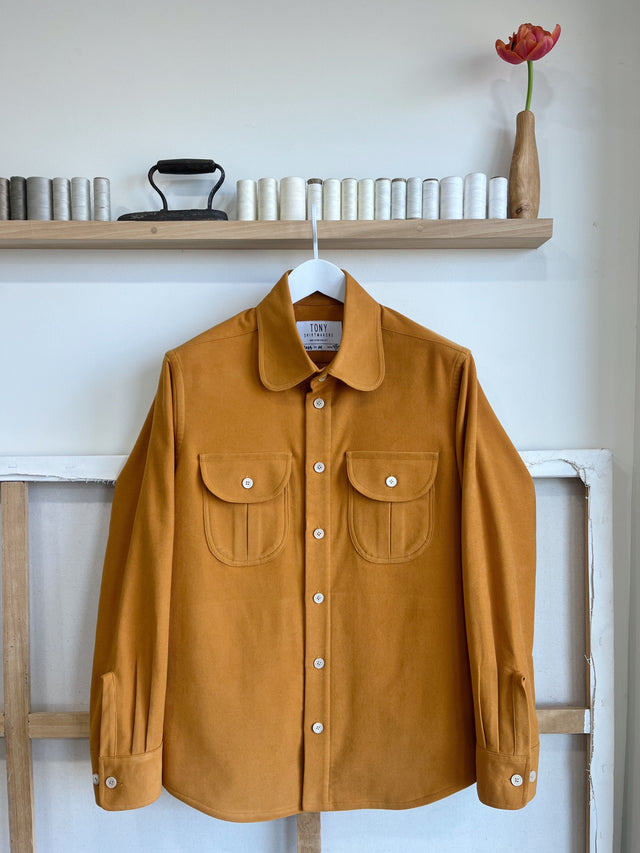 Ochre Moleskin Shirt Jacket