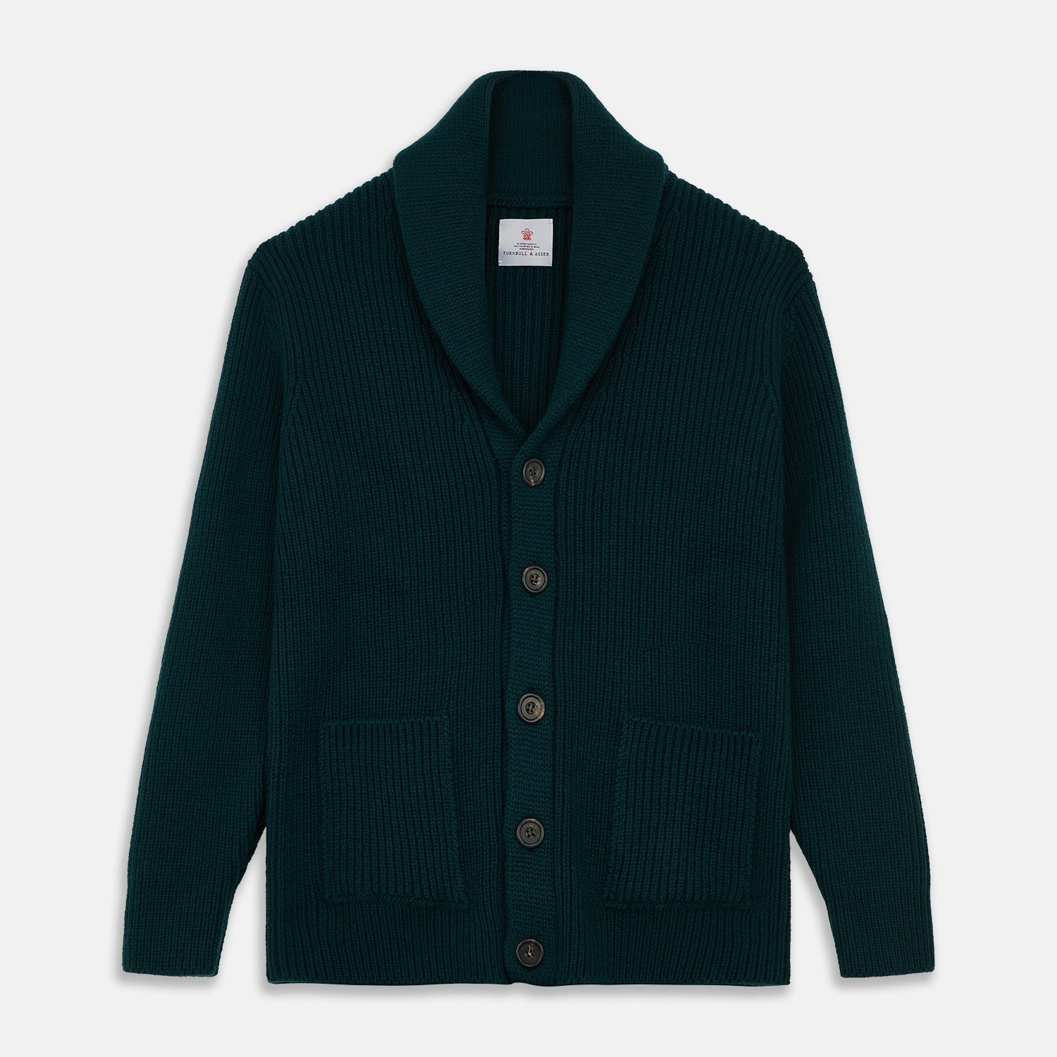 Ainsley Ribbed Shawl Neck Cardigan