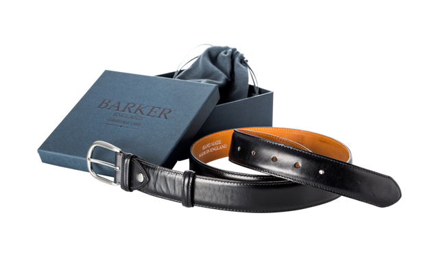 Plain Belt - Black Hi Shine