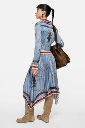 Pleated Button Up