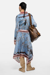 Pleated Button Up