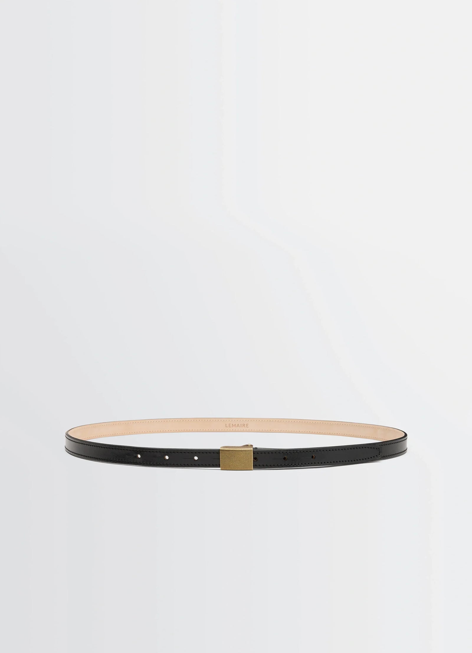 Clip Belt 15mm In Leather