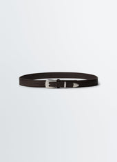 MINIMAL WESTERN BELT IN LEATHER