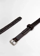 Braided Belt 20mm In Leather