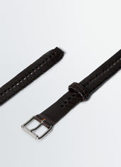 Braided Belt 30 Mm In Leather